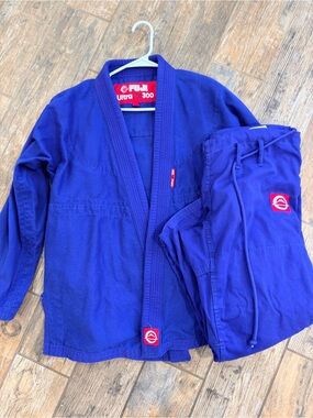 A1 FUJI Blue UltraLite 300 Jiu-Jitsu Gi Jacket & Pants
